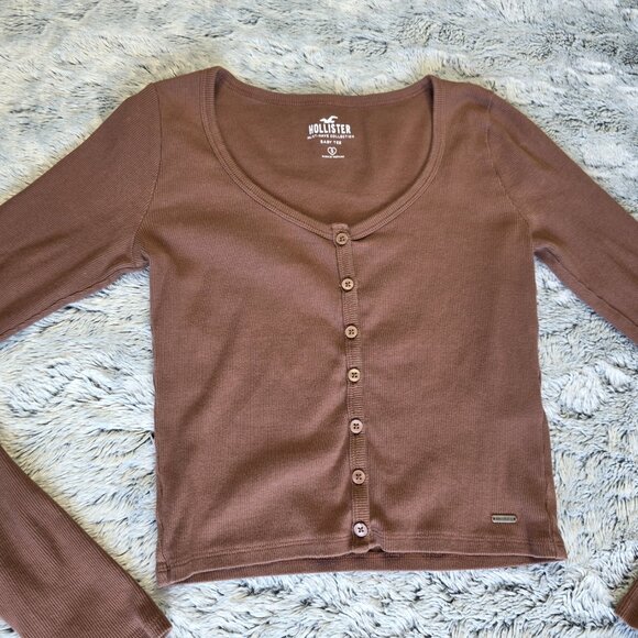 Brandy Melville long sleeve shirt Hollister long sleeve shirt S Small - Picture 11 of 12